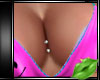 Cleavage Piercing Silver
