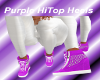 Purple HiTop Heels