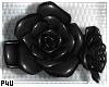 -P- Black Rose Bracelets