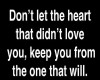 Don't Let The Heart