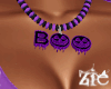 Boo Necklace Purple