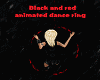 Red and black dancering