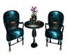 TABLE CAFE ANIM BLEU