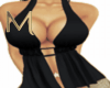 BLACK CURTAIN TOP