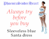 No sleeves Santa dress