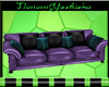 N| Purple teal sofa