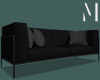 Black Simple Sofa