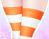 N' Orange Striped Socks