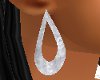 (S) Silver Tear Earrings
