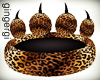 :leopard claw paw chair: