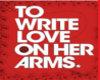 Write love on her arms
