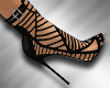Spokes Heels Black Deriv