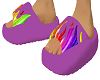 flame sandal purple M