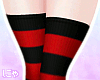 N' Red Striped Socks