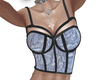 blue holter top