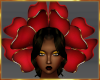 Rose Gold Headdress Red