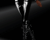 dark/  pants with boots 
