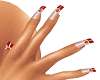 Red Adara Nails