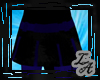 [LA] black blue skirt