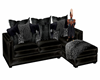 Black Midnight Sectional