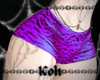 Koh! Purple Zebra Shorts