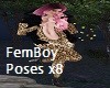 Femboy Poses x8