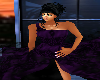 Imperial Purple/BLK Gown