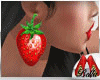 (BL)Strawberry Earrings