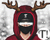 T! Reindeer Red Hoodie