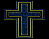 Blue Cross Sticker