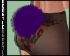 K. Bunny Tail Purple