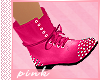 Spiked Boots Pink