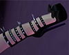 Black Spike Heels Purple
