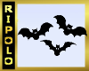3D Bats Trio Wall Hangin