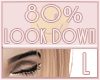 Left Eye Down 80%