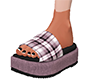 Plaid zezi slippers