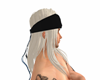 pelo con diadema,blanco