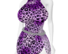 léopard mauve