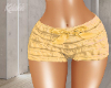 Yellow Ruffle Shorts