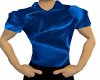 Medium Blue Satin Shirt