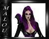 Halloween purple Hair