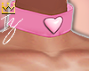 Heart Pink Choker