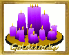 Purple Table Candles - G