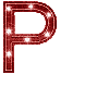 Letter P animated