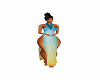 ELPHE BLUE/BROWN GOWN