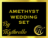 AMETHYST WEDDING SET