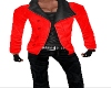Red and Black Winter man