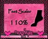 Feet Scaler 110% F/M