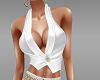 SR~White Satin TuxedoTop