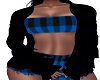Blue and Black Checkered